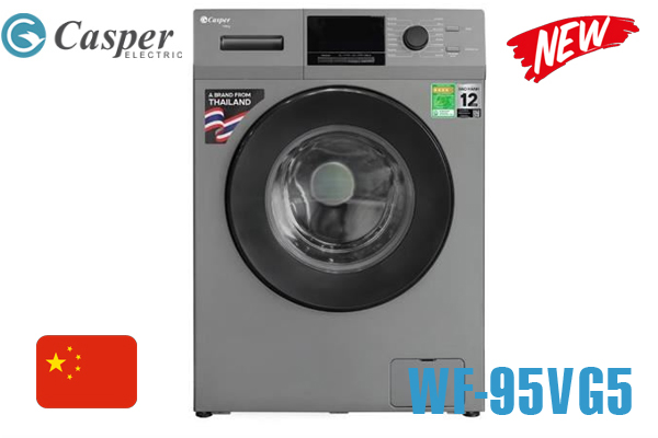 WF-95VG5, Máy giặt Casper 9.5 Kg cửa ngang inverter