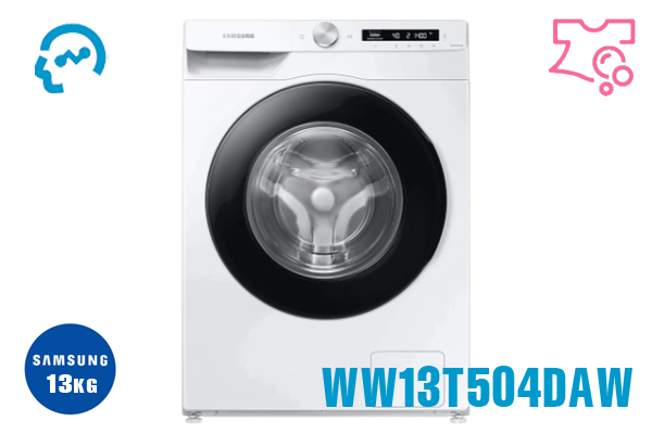 Máy giặt Samsung inverter 13 Kg WW13T504DAW/SV - Màu Trắng