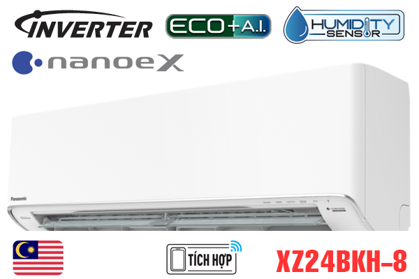 Điều hòa Panasonic XZ24BKH-8 24000 BTU 2 chiều inverter [Model 2025]