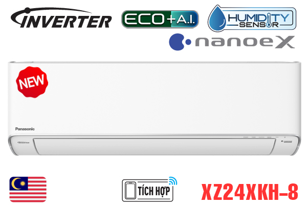 Điều hòa Panasonic XZ24XKH-8 24000 BTU 2 chiều inverter [Model 2022]