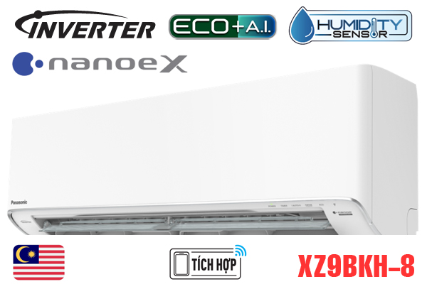 Điều hòa Panasonic XZ9BKH-8 9000 BTU 2 chiều inverter [Model 2025]