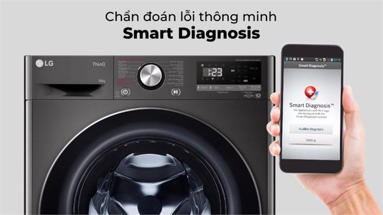 Máy giặt LG FV1410S4B chẩn đoán lỗi Smart Diagnosis