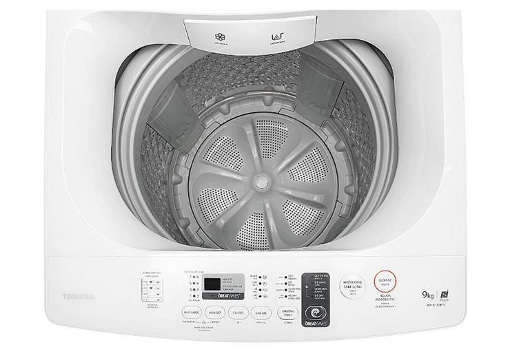 Máy giặt Toshiba 9kg AW-M1000FV(MK) Lồng giặt ngôi sao pha lê
