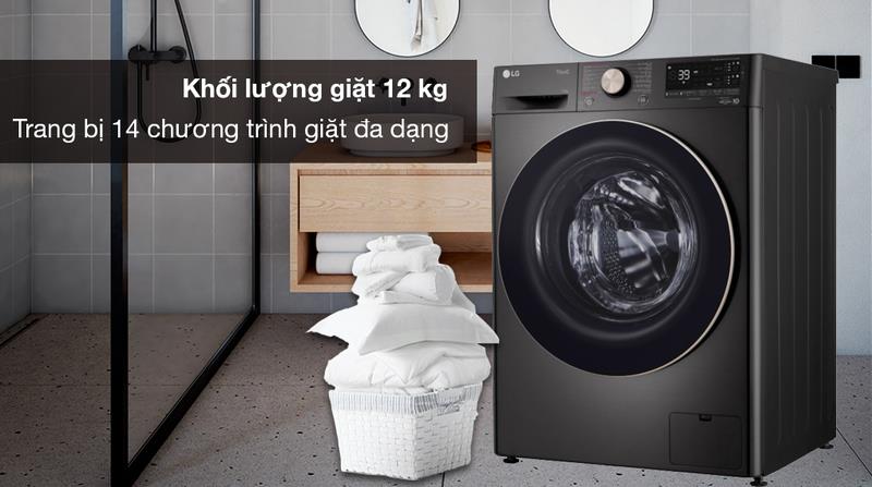 Máy giặt LG FV1412S3B Tự chẩn đoán lỗi nhờ tính năng SmartDiagnosis