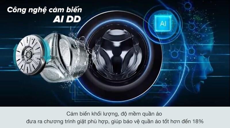 Máy giặt sấy LG FV1410D4M1 Công nghệ AI DD