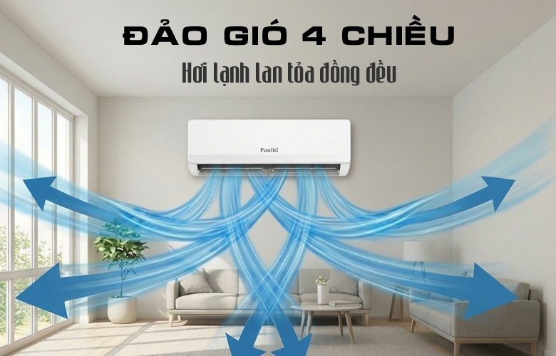 Điều hòa Funiki HIC-TMM-6 đảo gió 4 chiều