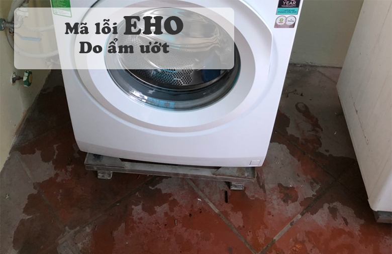 Lỗi eho máy giặt electrolux do trời nồm ẩm, ướt