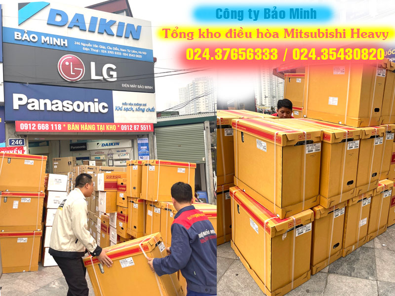Công ty Bảo Minh - Tổng kho đại lý điều hòa Mitsubishi Heavy