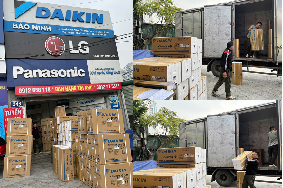 Tổng kho điều hòa Daikin chính hãng tại Hà Nội