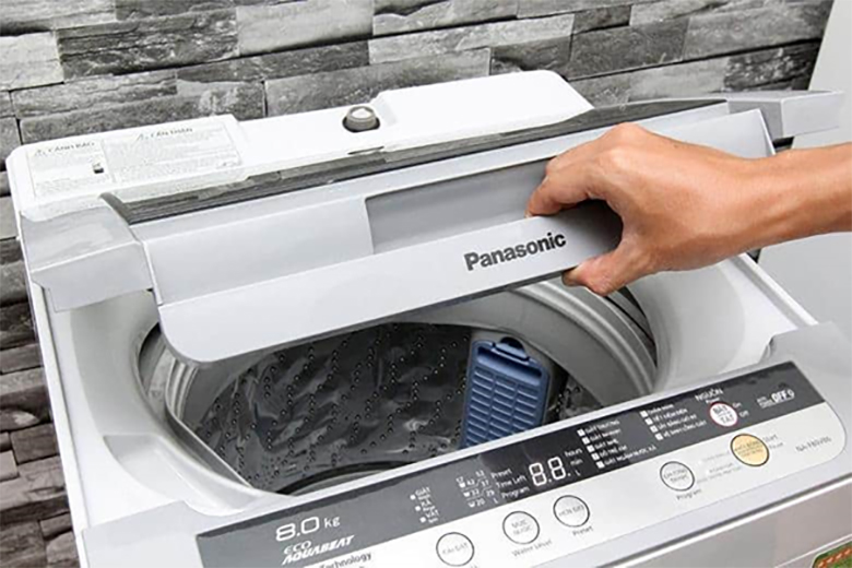Nếu nắp chưa được đậy chặt máy giặt Panasonic sẽ báo lỗi U12