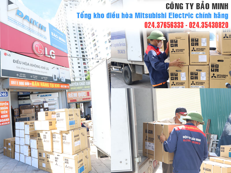 Bảo Minh - Tổng kho đại lý điều hòa Mitsubishi Electric tại Hà Nội