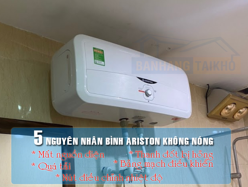 bình Ariston không nóng 