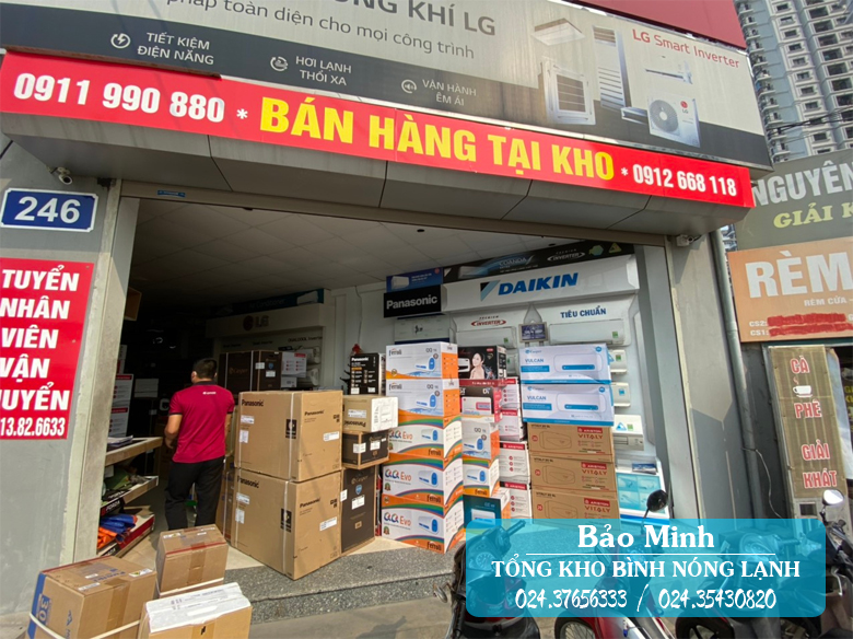Bảo Minh đại lý bình nóng lạnh Casper giá rẻ tại Hà Nội