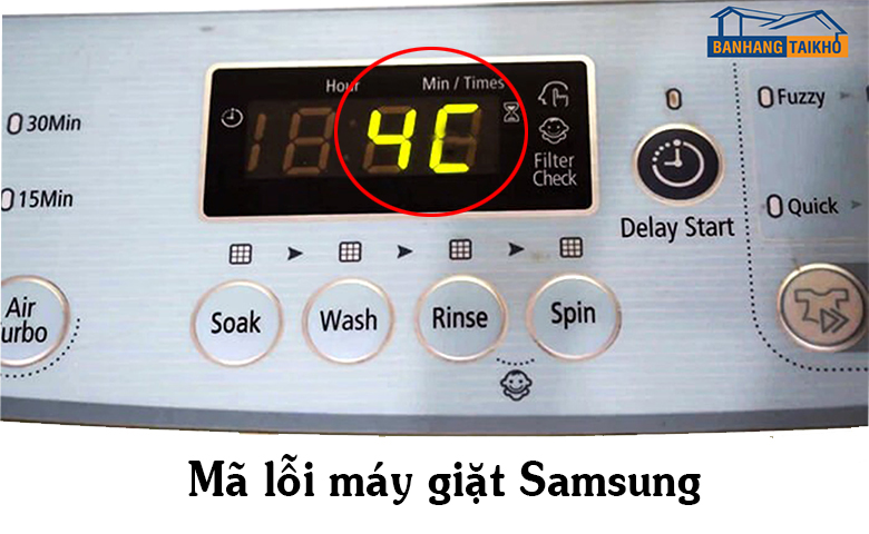 Mã lỗi máy giặt Samsung