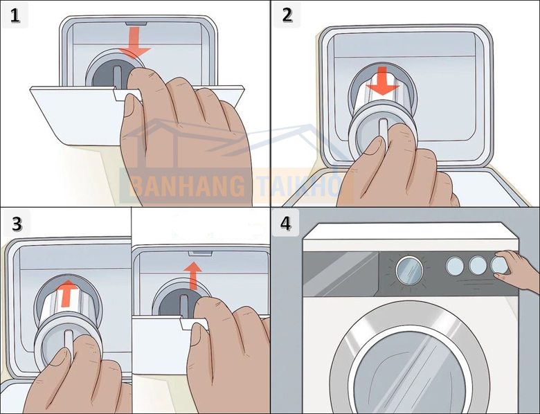 Cách mở máy giặt Samsung khi bị khóa - 1
