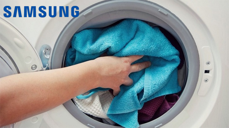 Máy giặt samsung không vắt được do quá khối lượng giặt