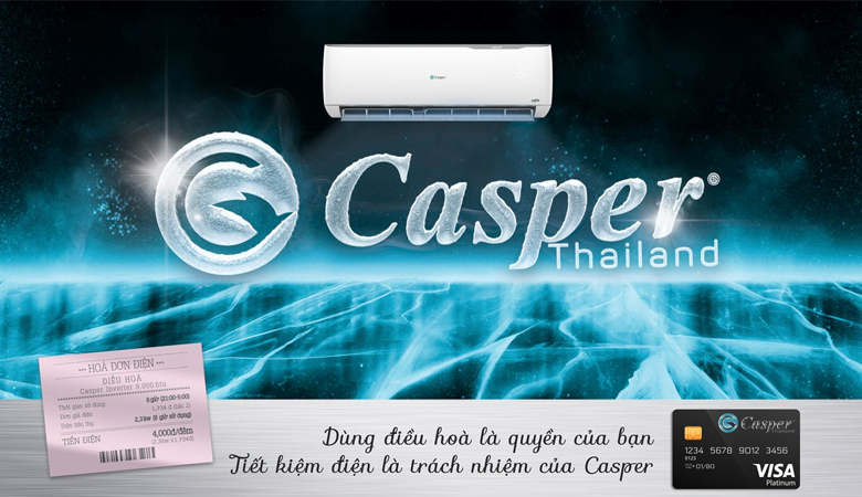 QC-09IS36, Điều hòa Casper 9000 inverter