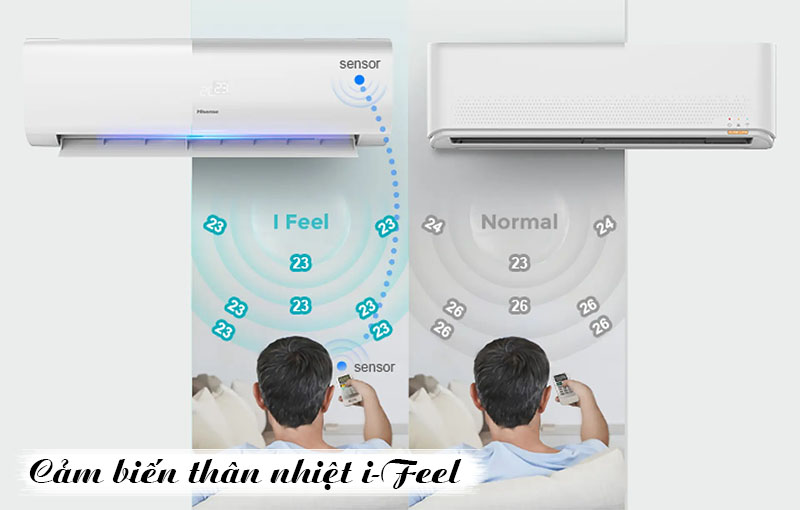 Điều hòa Hisense cảm biến thân nhiệt i-Feel