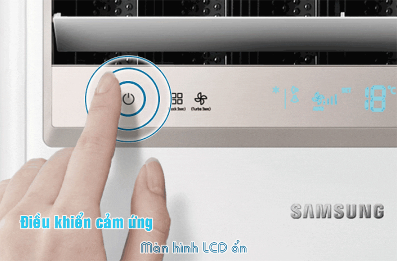 Điều hòa cây Samsung nút bấm cảm ứng
