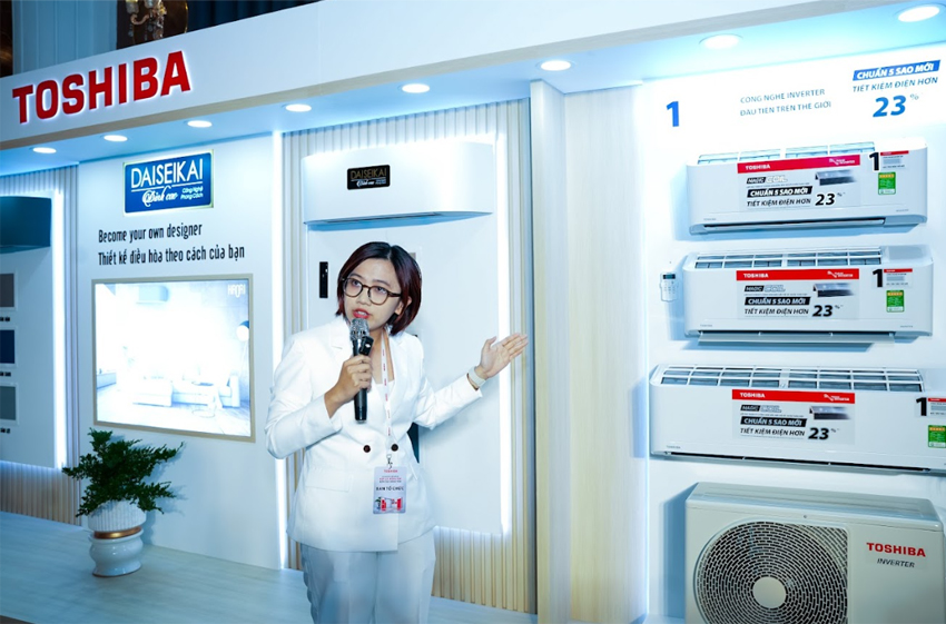 Đại diện Toshiba giới thiệu Máy giặt Toshiba 2025