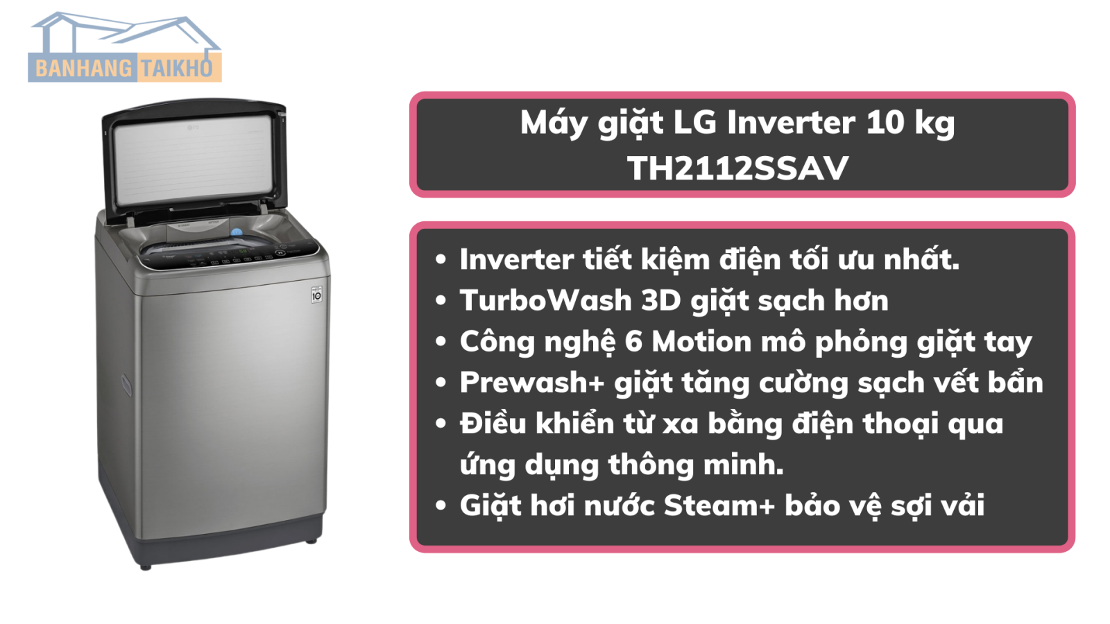 máy giặt LG 10kg 16