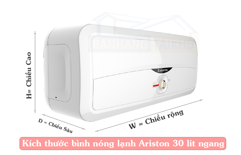 Kích thước bình nóng lạnh Ariston hoàn hảo cho không gian nhỏ hẹp hoặc phòng tắm đơn giản. Với thiết kế nhỏ gọn và hiệu suất tối đa, sản phẩm này giúp bạn tiết kiệm không gian và tiền bạc. Hãy xem hình ảnh để thấy sự khác biệt của Ariston.
