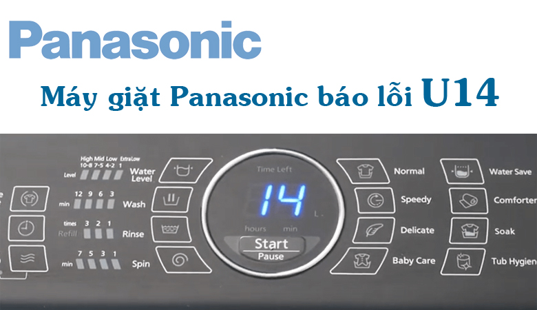 Lỗi U14 máy giặt Panasonic