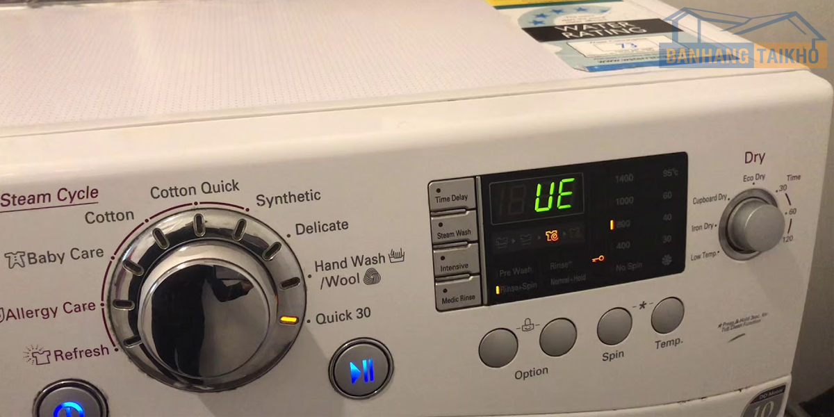 máy giặt LG báo lỗi UE