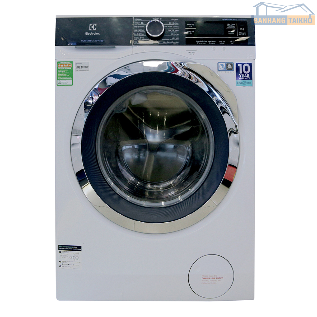 máy giặt Electrolux 9 kg 6