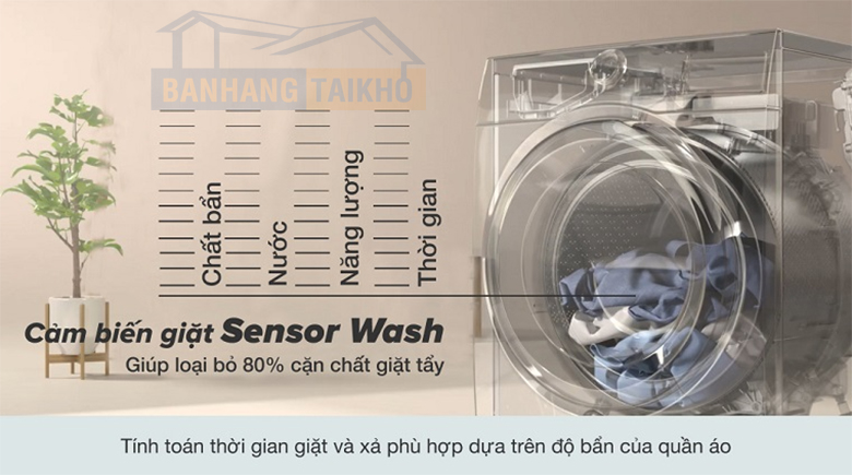 máy giặt Electrolux công nghệ Sensor wash