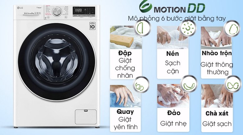 máy giặt LG 6 motion DD