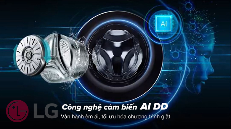 Máy giặt LG công nghệ AI DD
