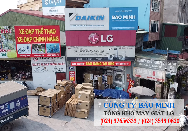 Công ty Bảo Minh - Tổng kho máy giặt LG giá rẻ, chính hãng tại Hà Nội