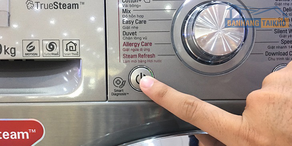 máy giặt LG không lên nguồn 2