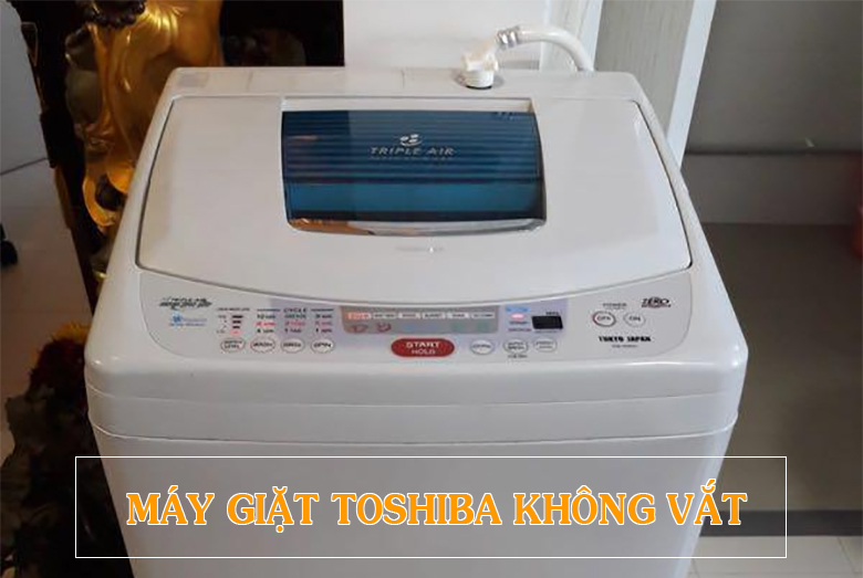 máy giặt toshiba không vắt được