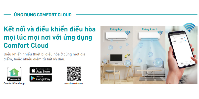 ứng dụng Panasonic Comfort Cloud