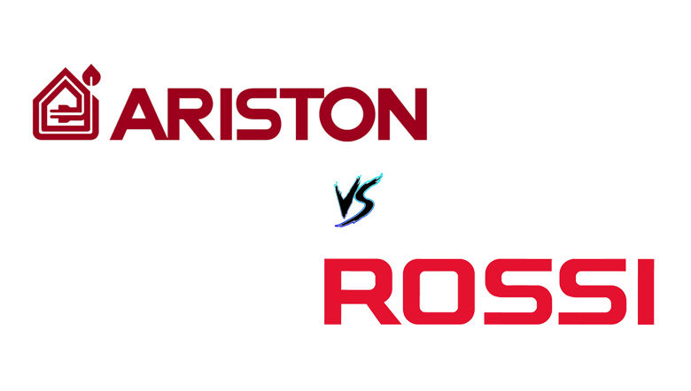 So sánh Bình nóng lạnh Ariston và Rossi