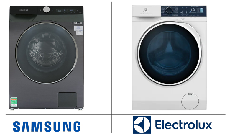 So sánh máy giặt Samsung và Electrolux