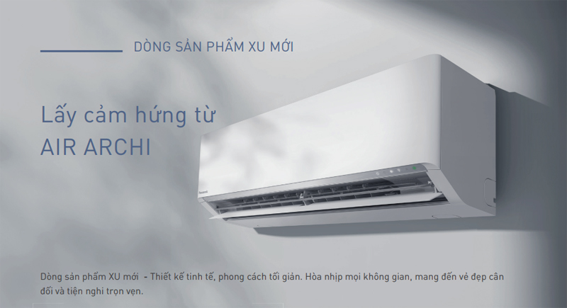 Thiết kế máy điều hòa Panasonic XU-BKH-8 ra mắt 2025